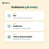 PatiPed kullanımı: ser, kullansın, yıka ve tekrar kullan